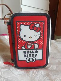 Astuccio bimbi Hello Kitty con cancelleria 