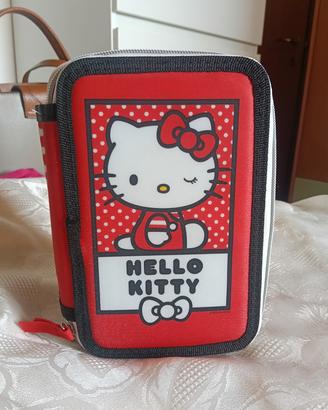 Astuccio bimbi Hello Kitty con cancelleria 