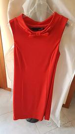 VESTITO ROSSO LOVE  MOSCHINO TG 46