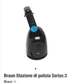Stazione pulizia braun serie 3