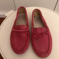 Scarpe bambina usata due volte scamosciate rosa