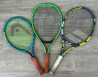 Racchette tennis bambino head artengo babolat