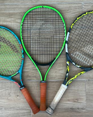 Racchette tennis bambino head artengo babolat