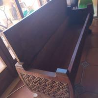 Cassapanca in Wengé Originale del Congo – Anni 70'