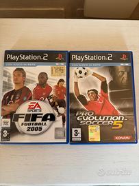 2 giochi calcio PlayStation 2