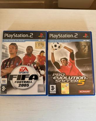 2 giochi calcio PlayStation 2