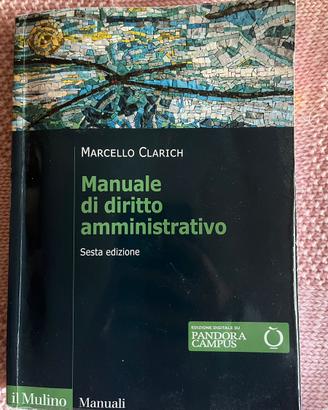 Vendisi manuale di diritto ammistrativo