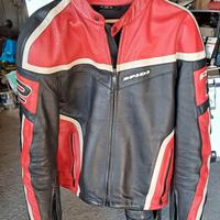 giubbotto moto in pelle