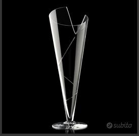 Vintage Vetro Cristallo VASO Carlo MORETTI Murano