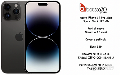 Apple iPhone 14 Pro Max Space Black 128 Gb