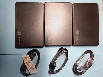 LOTTO DI 3 HDD WESTERN DIGITAL ESTERNI USB 3.0 USA