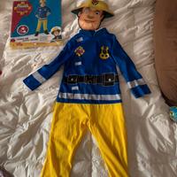 Pompiere Sam vestito Carnevale