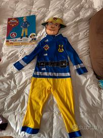 Pompiere Sam vestito Carnevale