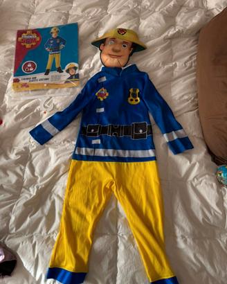 Pompiere Sam vestito Carnevale