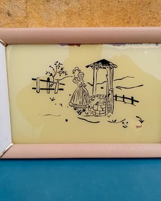 vassoio vintage 30x20cm 