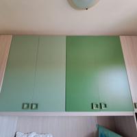 Armadio a ponte per ragazzi due posti letto