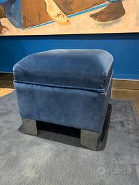 Pouf artigianale piedi in acciaio