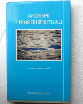 Aforismi e pensieri spirituali.