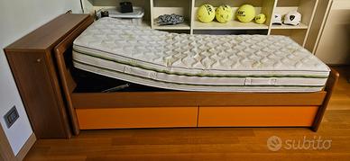 Letto singolo con materasso