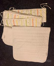 Coprimaterasso e paraspigoli lettino