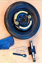 ruotino 125/90 r16 mercedes classe a b c bmw audi