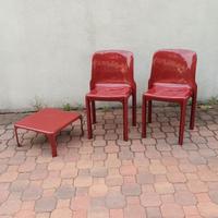 Tavolino + sedie artemide vintage