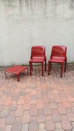 Tavolino + sedie artemide vintage