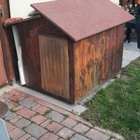 cuccia grande con tendina di copertura 