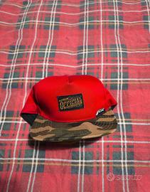 cappello con Visiera Official colore rosso 