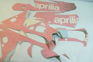 DECALCO-SERIE CARENA RS 125 APRILIA AP8166651