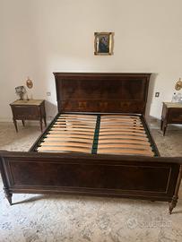 Rete in legno nuova con testata e pediera letto