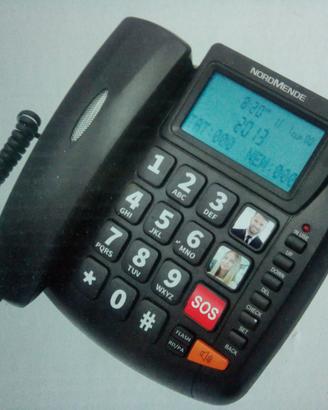 Telefono fisso NordMende Easy Home 200 LCD nuovo