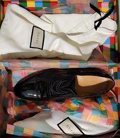 Scarpe lucide Gucci taglia 9 come nuove Abbigliamento e Accessori In vendita a Caserta