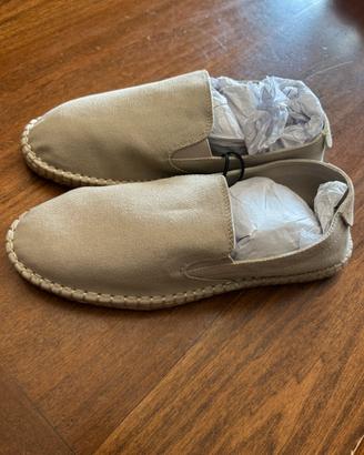 Scarpe Espadrillas Pull&Bear uomo beige n.43 nuove