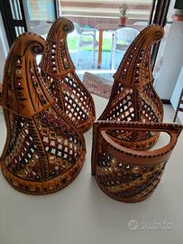 4+1 Applique da parete in terracotta arte tunisina