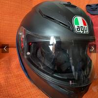 Casco moto nero