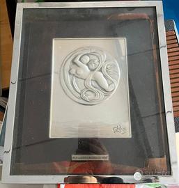 Bassorilievo in argento 925 “Eva Espacial”