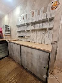 Bancone neutro shabby