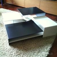 Tavolino moderno bi-color