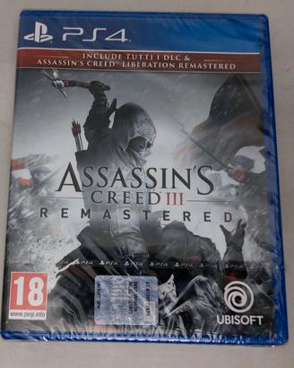Assassins Creed 3 Remastered per PS4 (ver. Italia)