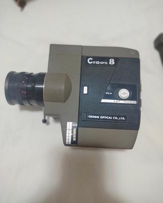 Cinepresa Vintage Crown 8 mod 501 con custodia e i