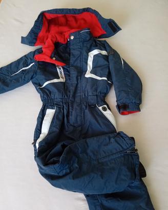 Tuta sci, integrale bimbo BRUGI 98/104cm (3/4anni)
