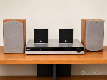 Lettore dvd e cd LG con casse LG e Sony