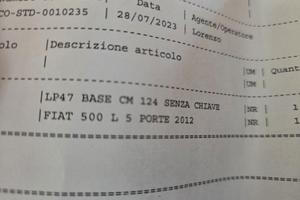 Barre LP per Sky Bag Fiat 500 L