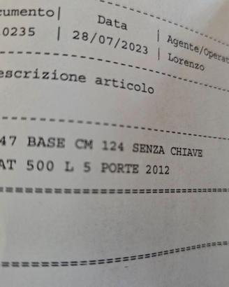 Barre LP per Sky Bag Fiat 500 L