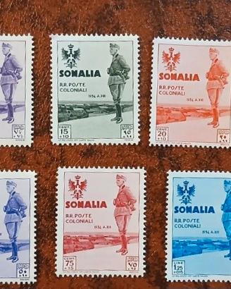 Regno 1935- colonie italiane- visita Re Somalia **