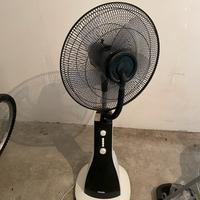 Ventiltore con vaporizzatore d’acqua