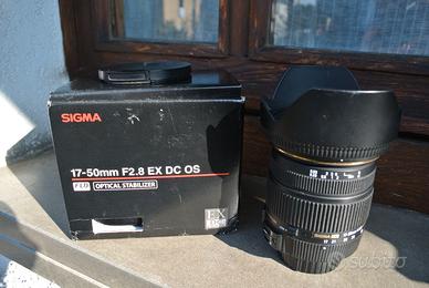 Sigma 17-50mm f.2.8 EX DC OS ATTACCO NIKON