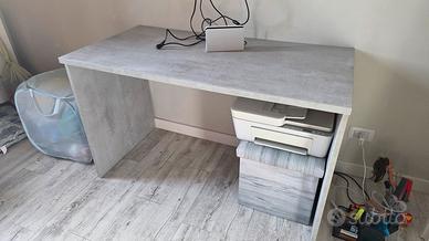 Scrivania Grigio cemento