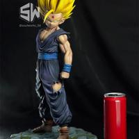🎨 Gohan Super Saiyan 2 – Statua Dipinta a Mano (S
